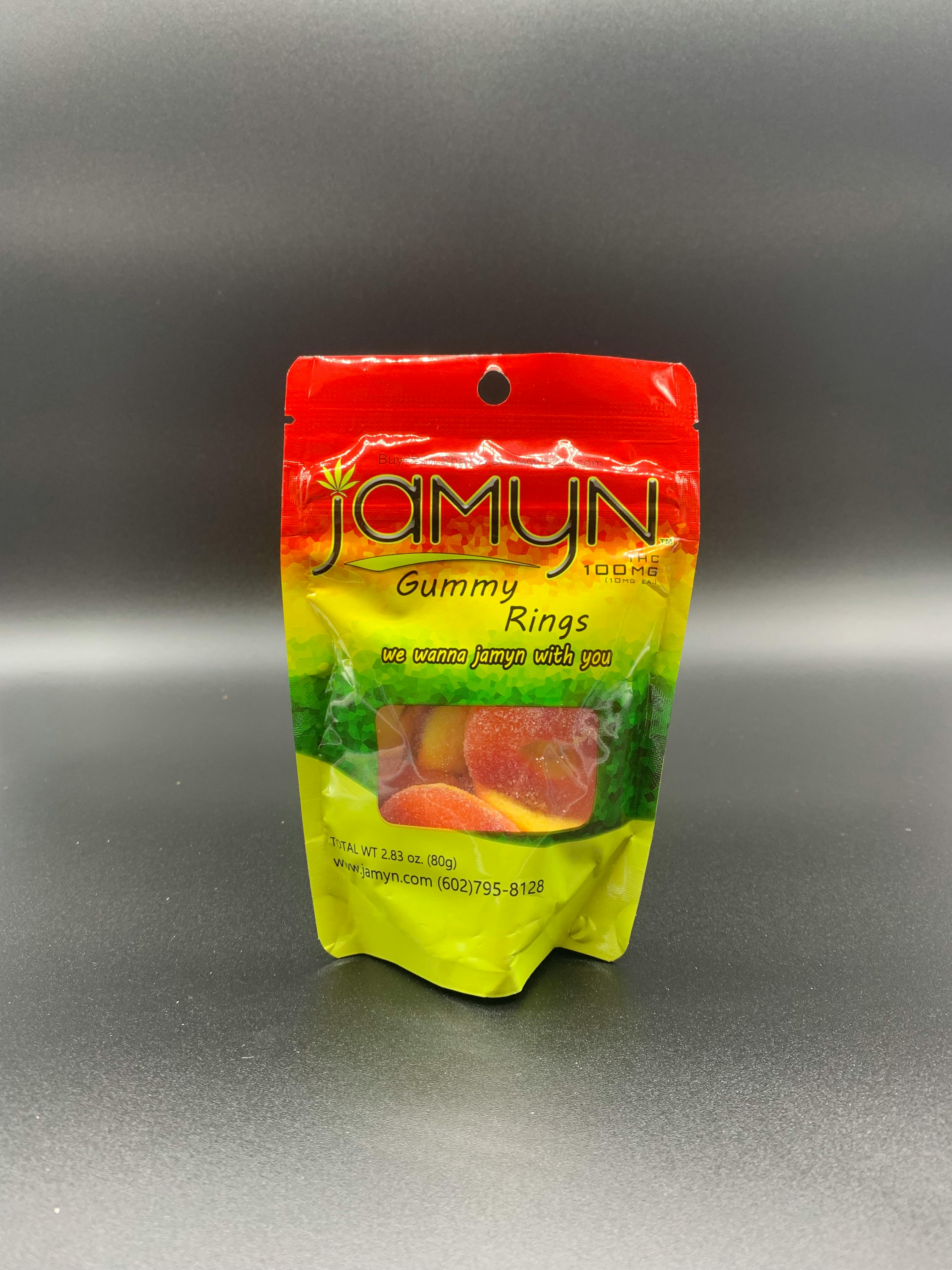 Jamyn Jamyn | Gummies | Peach Rings | 100mg - YiLo Cannabis