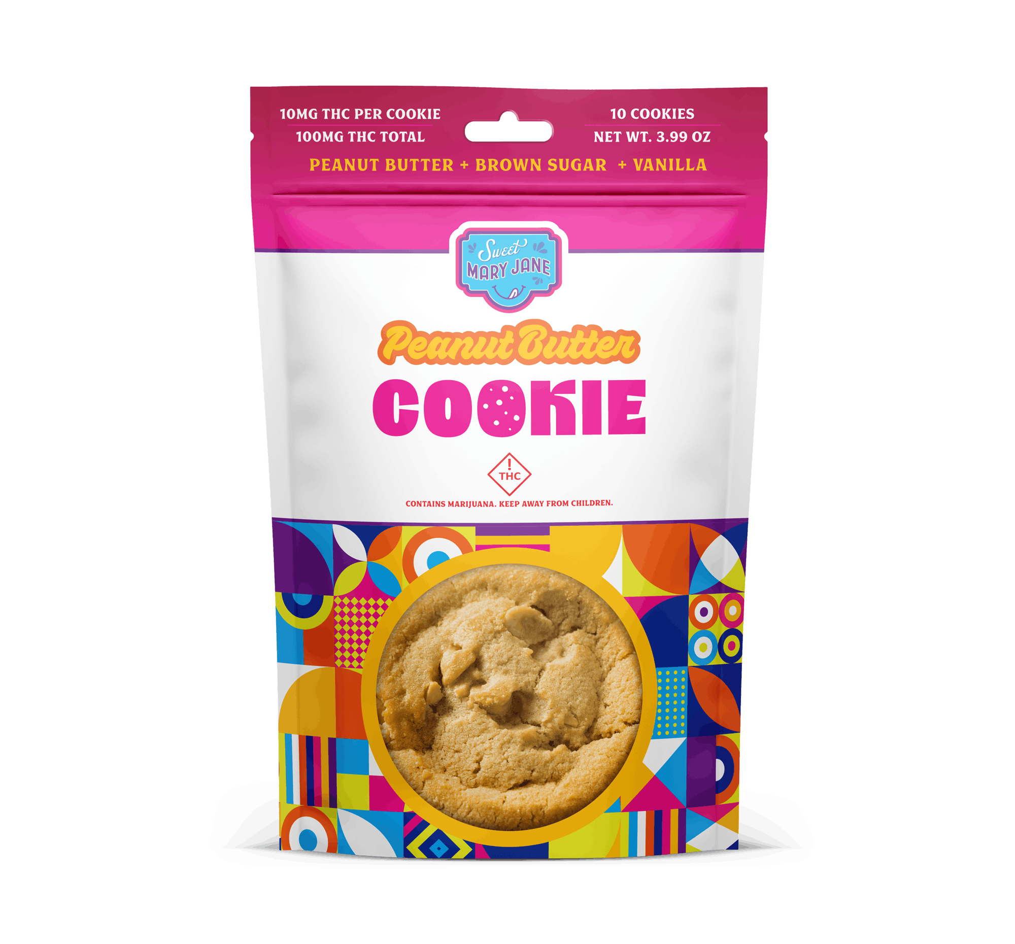 Sweet Mary Jane Peanut Butter Cookies 100mg