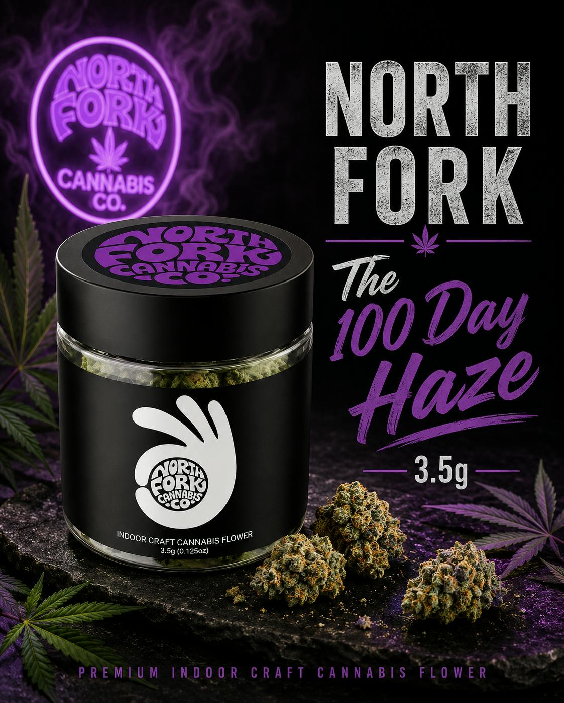 Product North Fork | The 100-Day Haze | 1.29% terps