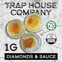 Trap House - 1g Live Resin Diamonds & Sauce - Dead Hot Strawberries x Fruit Truck