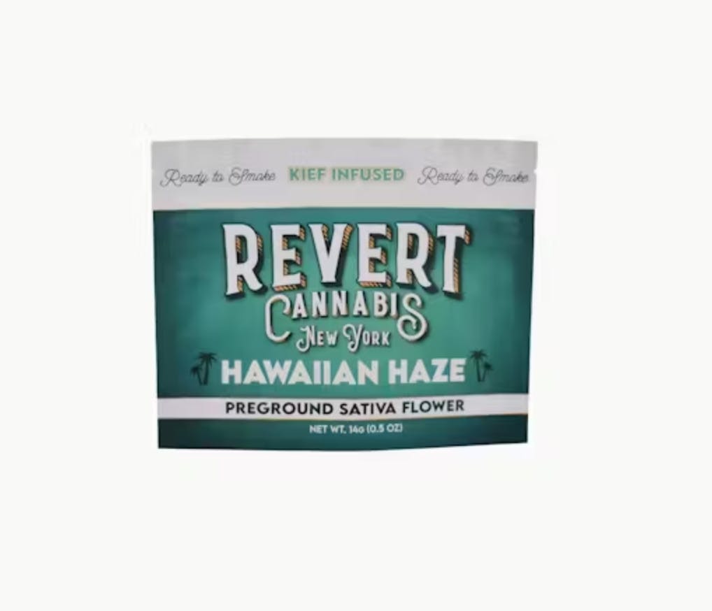 Flower | Revert Cannabis | Hawaiian Haze | Kief-Infused Ground Flower | 14g