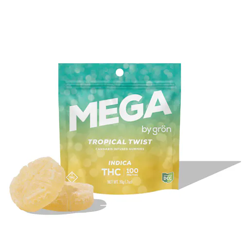 Gron | Tropical Twist Mega Pearl | 100mg | Indica-active