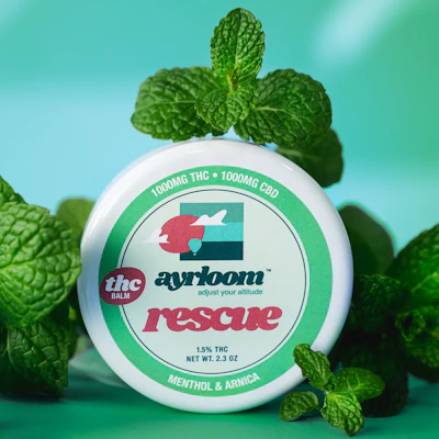 Ayrloom - 1000mg THC 1000mg CBD - Rescue Balm - TOPICALS by PureBud at King of Budz