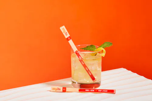 MyHi | Boisterous Berry | THC Infused Drink Mix | 10mg Stir Sticks | 10pk-6