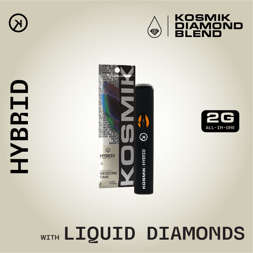 KOSMIK | Wedding Cake - Disposable Vape | 2g Liquid Diamond Blend | Chelsea  Cannabis