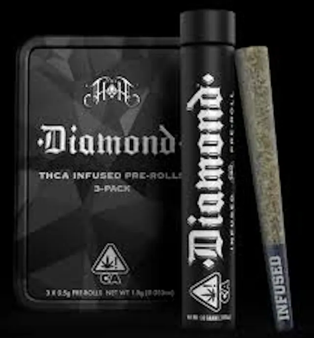 Heavy Hitters HEAVY HITTERS | SOUR TANGIE | 1 GRAM DIAMOND INFUSED PRE-ROLL