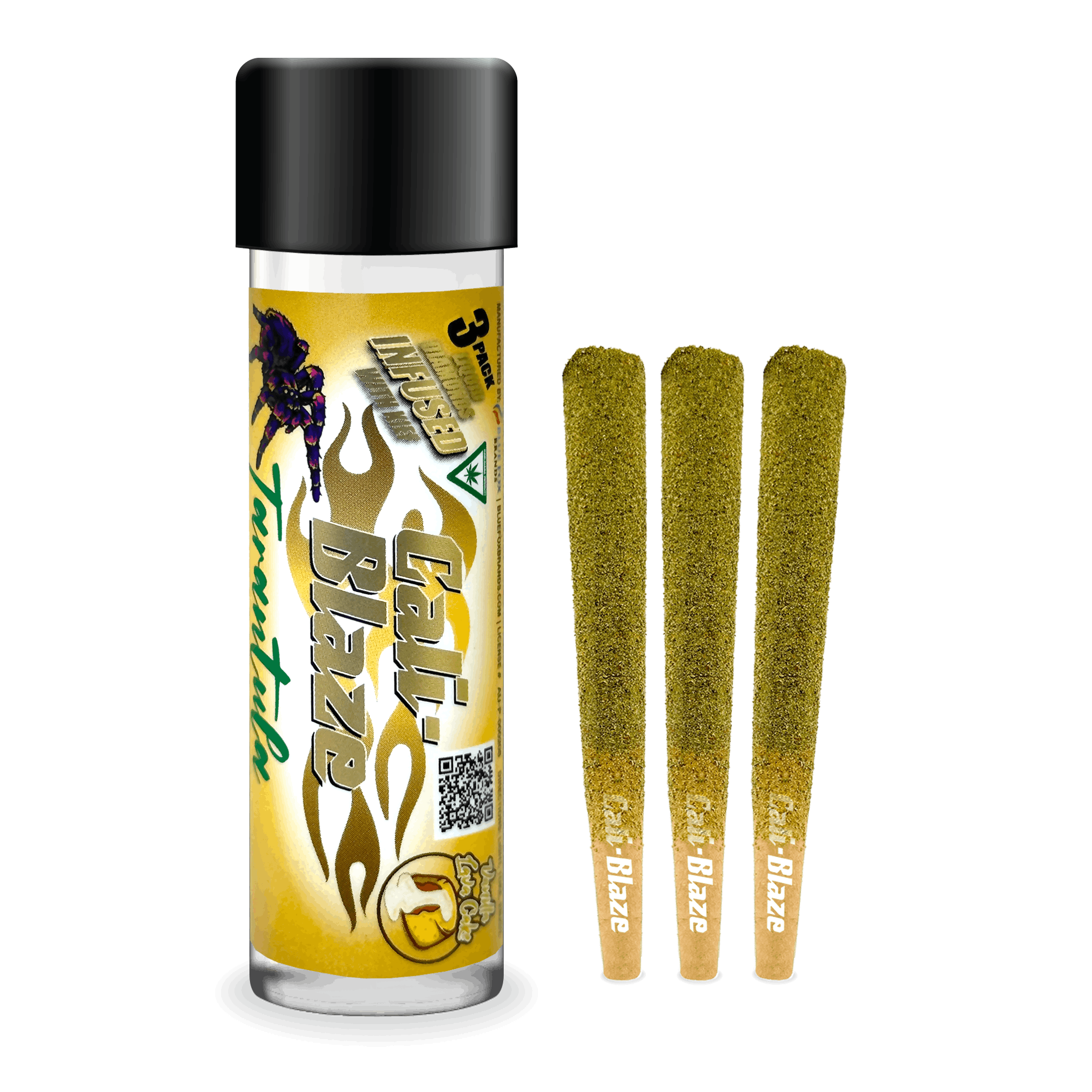 Cali-Blaze | Tarantula Pre-Roll 3-Pack - 3g - Vanilla Lava Cake