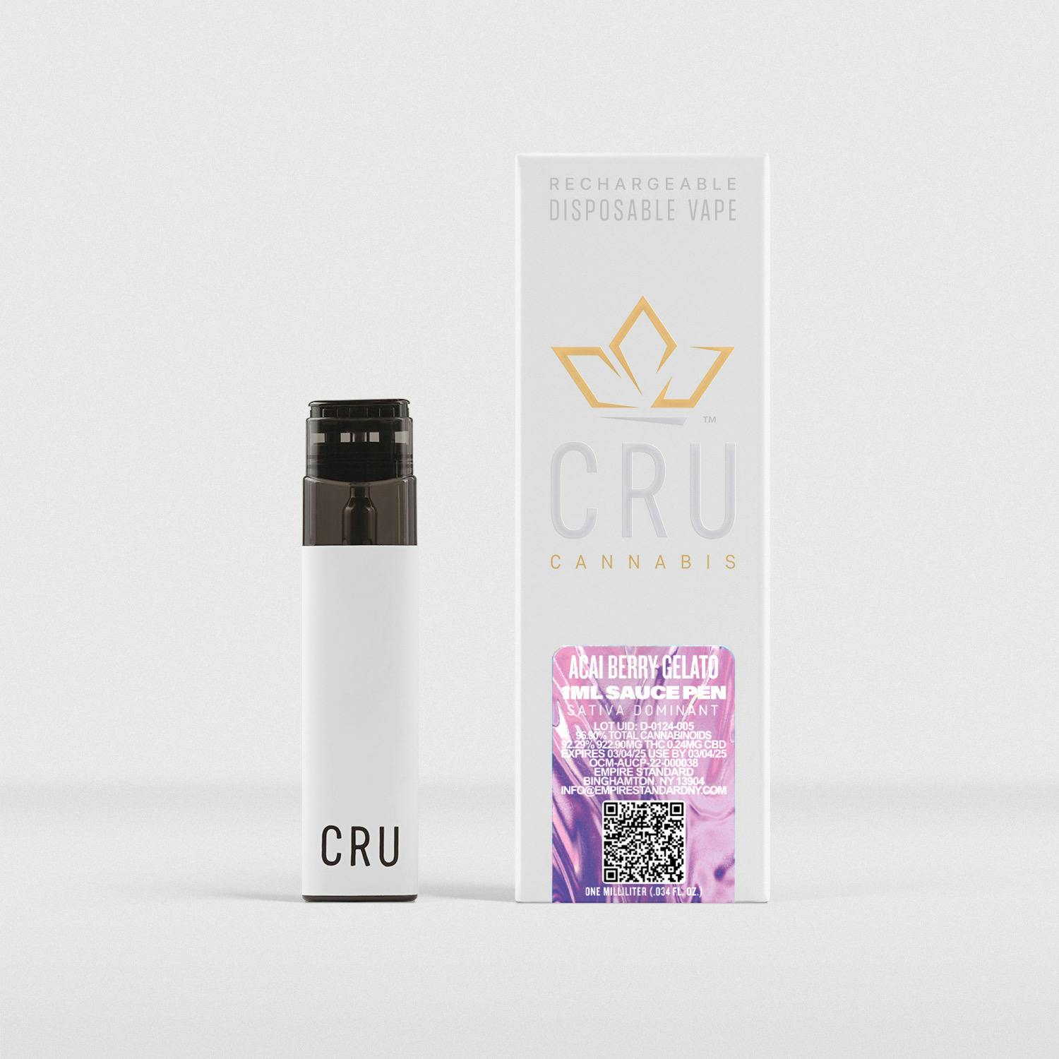 CRU | Acai Berry Gelato Sauce All-in-One Vape