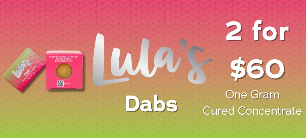 lula's bundle deal two for sixty one gram concentrates dabs