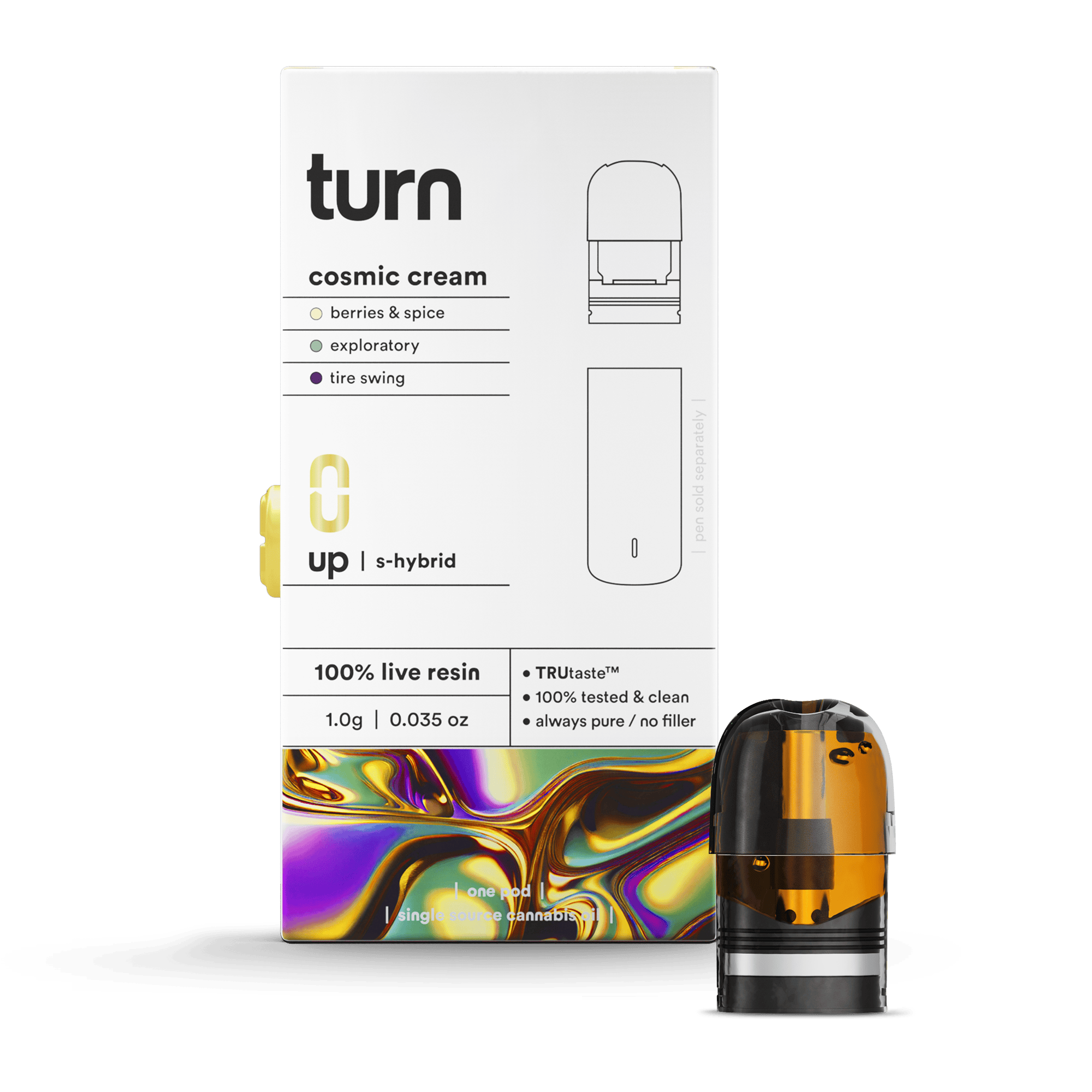 turn vape pods Turn Weed Disposables & THC Pods at Velvet Cannabis Dispensaries main image 0