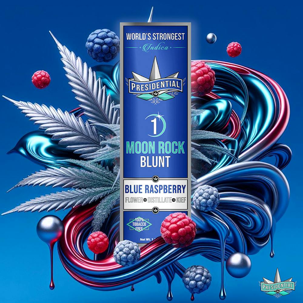 Product Moonrock Blunt |  Blue Raspberry (I) Presidential