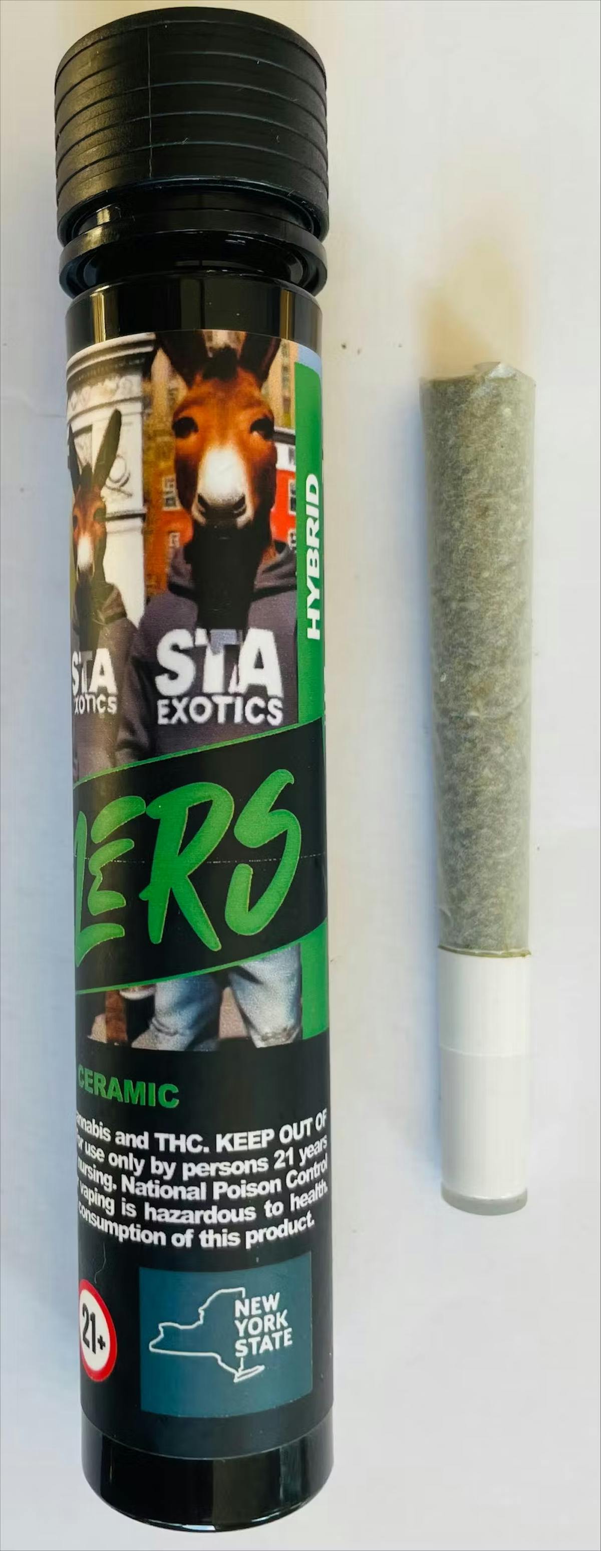Photo of STA Guzzler Infused Preroll with Ceramic tip