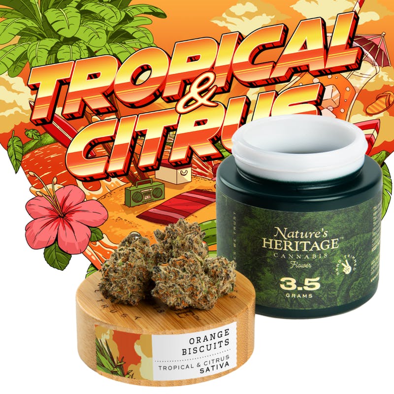 Product Nature's Heritage - Orange Biscuits Flower (3.5g)
