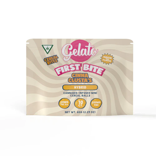 Gelato First Bite - Cannabis Infused Cereal Bites 200mg - Cinna Clusterz