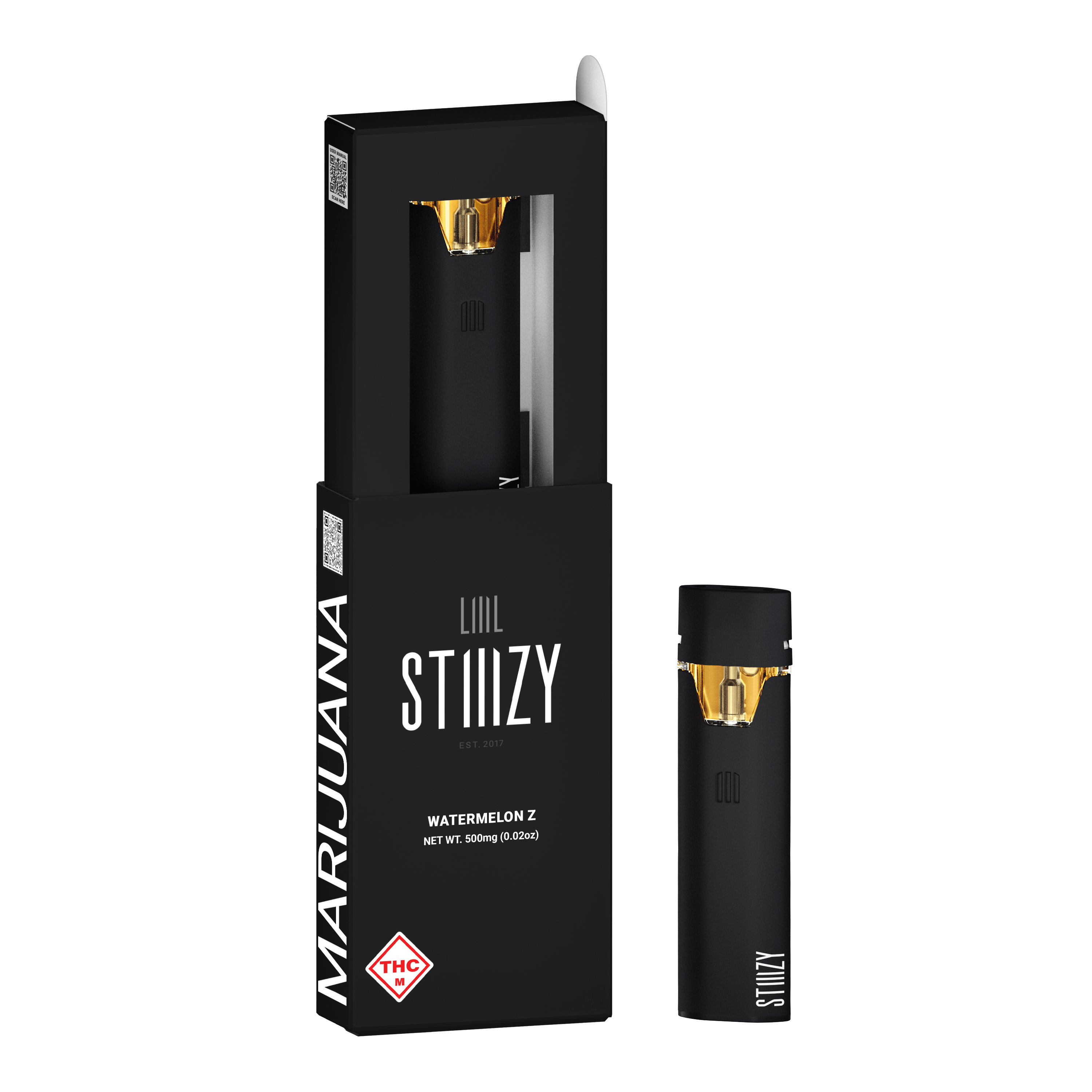 Stiiizy: Vape | Watermelon Z | All-in-One | 0.5g | CODES - St. Louis