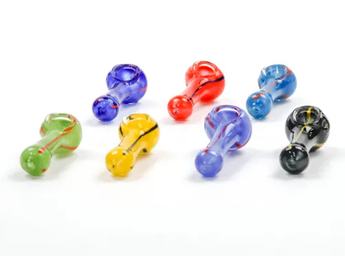 Mini Handheld Glass Pipe 2′-3′ – Assorted Colors-1