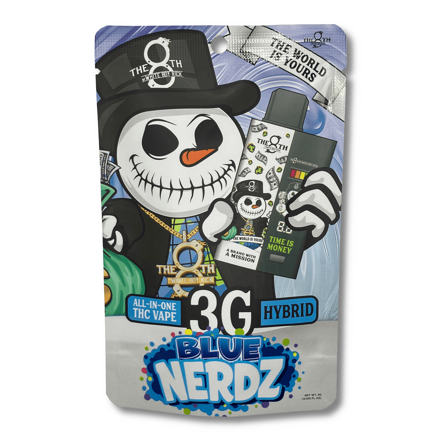 Product: White Boy Rick | Live Resin Disposable - 3g - Blue Nerdz