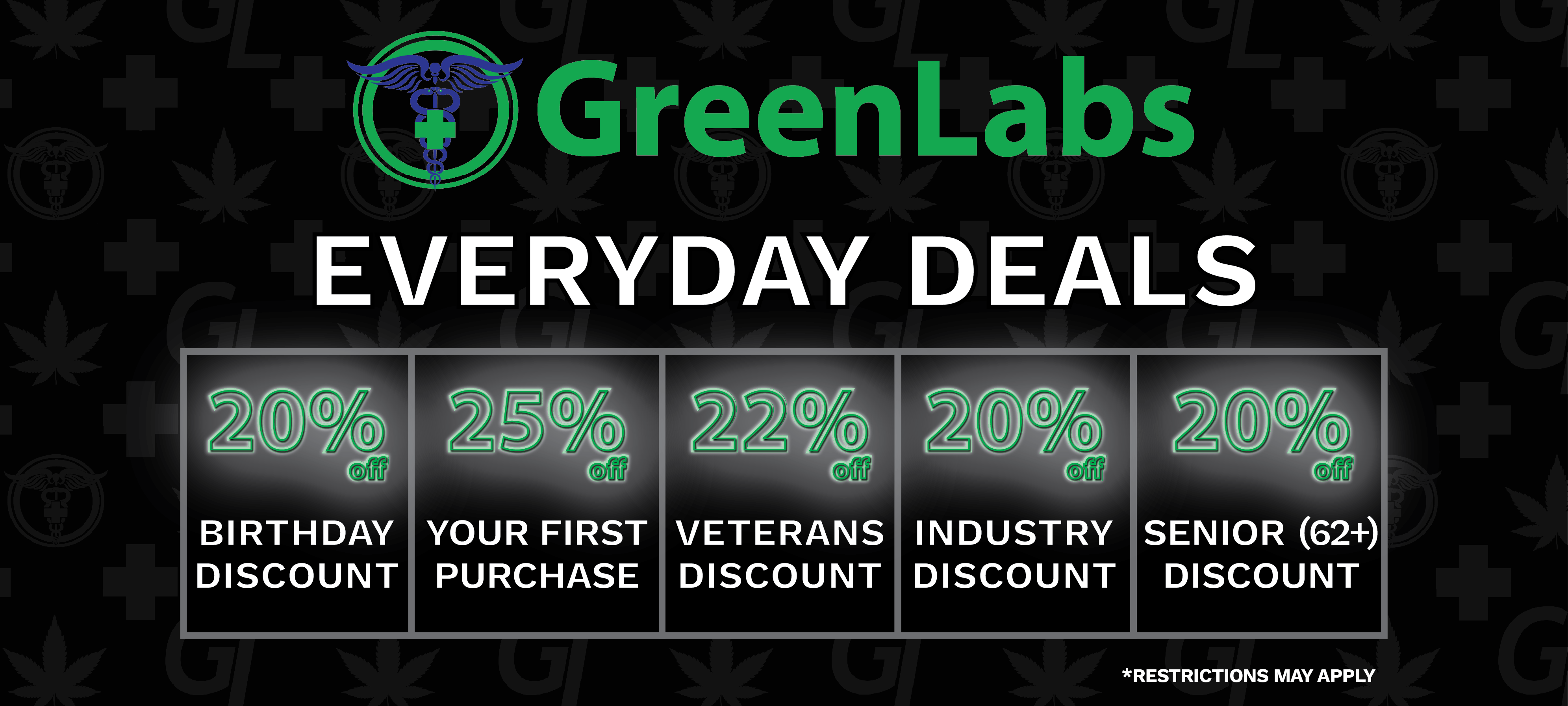 GreenLabs Menu - a Cannabis Dispensary in Baltimore, MD