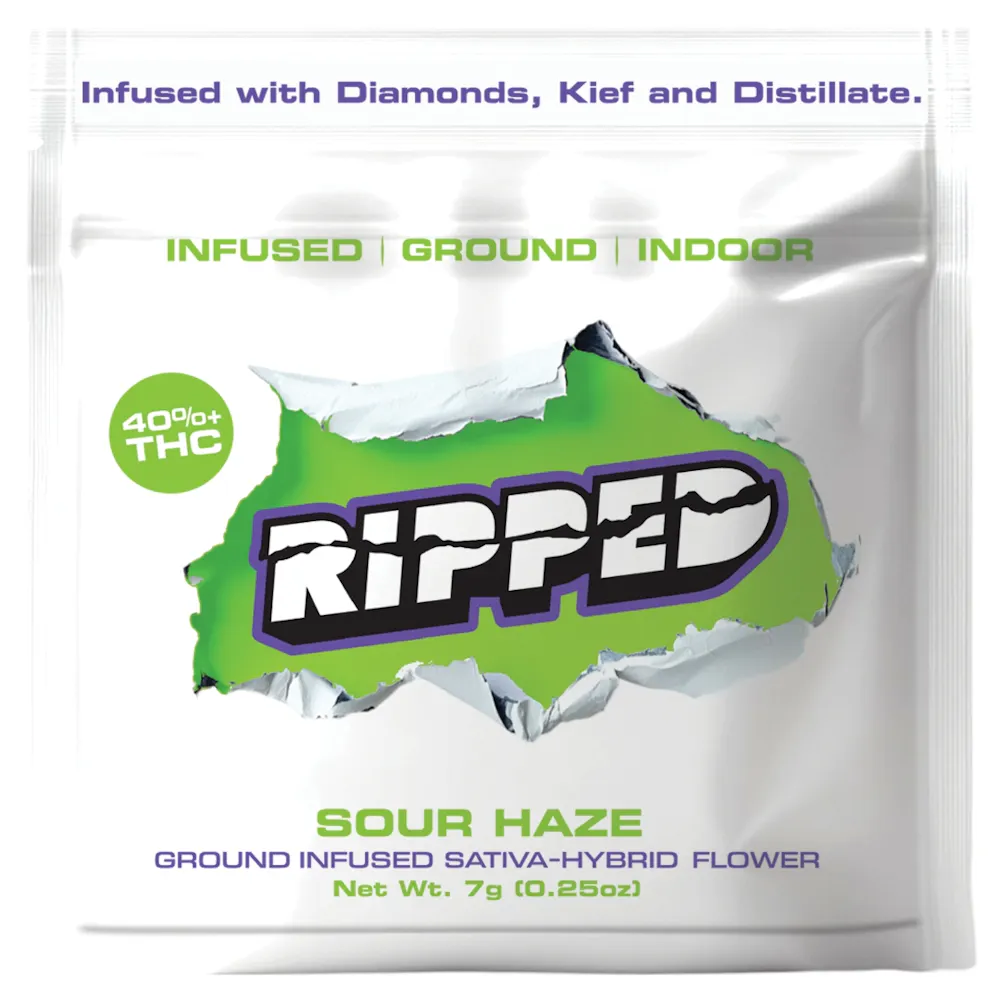 Product Ripped - Sour Haze - 7g - Triple Infused Ground Flower