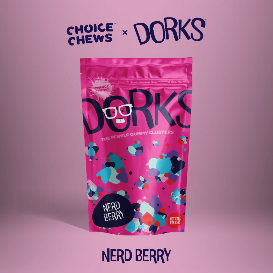 Product: CHOICE DORKS | NERD BERRY | 200MG | SATIVA