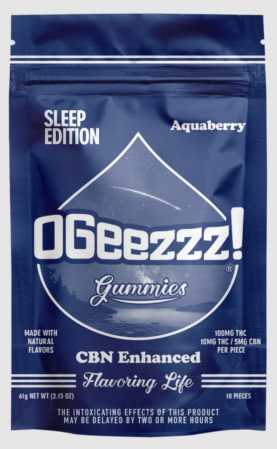 OGeez! Sleep Edition Aquaberry Gummies