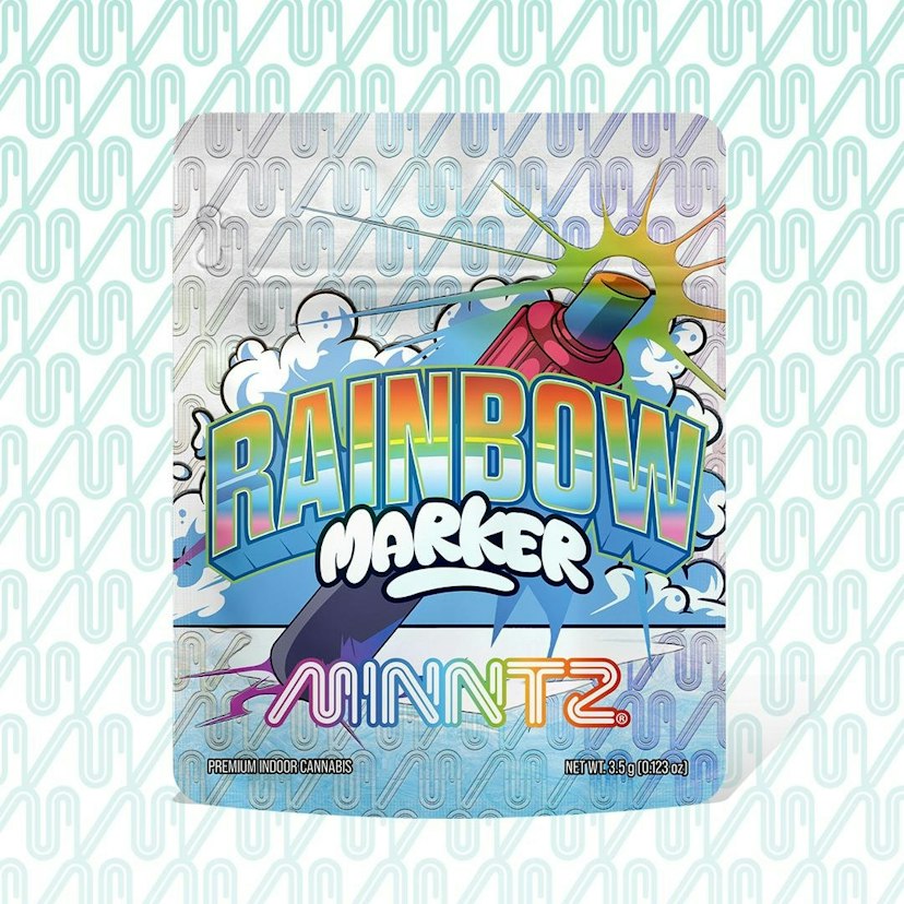 Minntz Prepacked Flower | Rainbow Marker