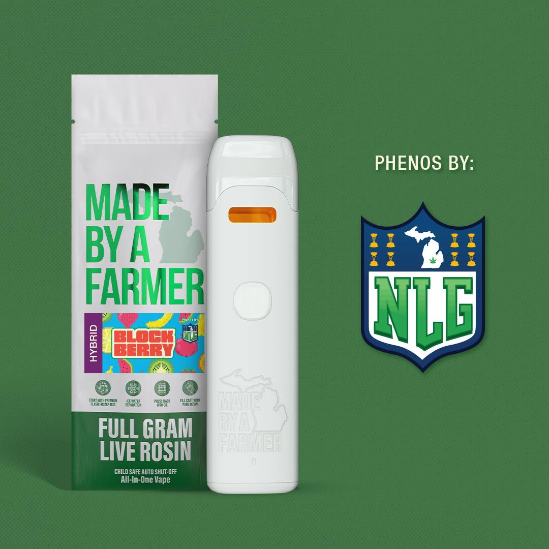 Made By A Farmer - 1g Live Rosin Disposable - Block Berry (H)