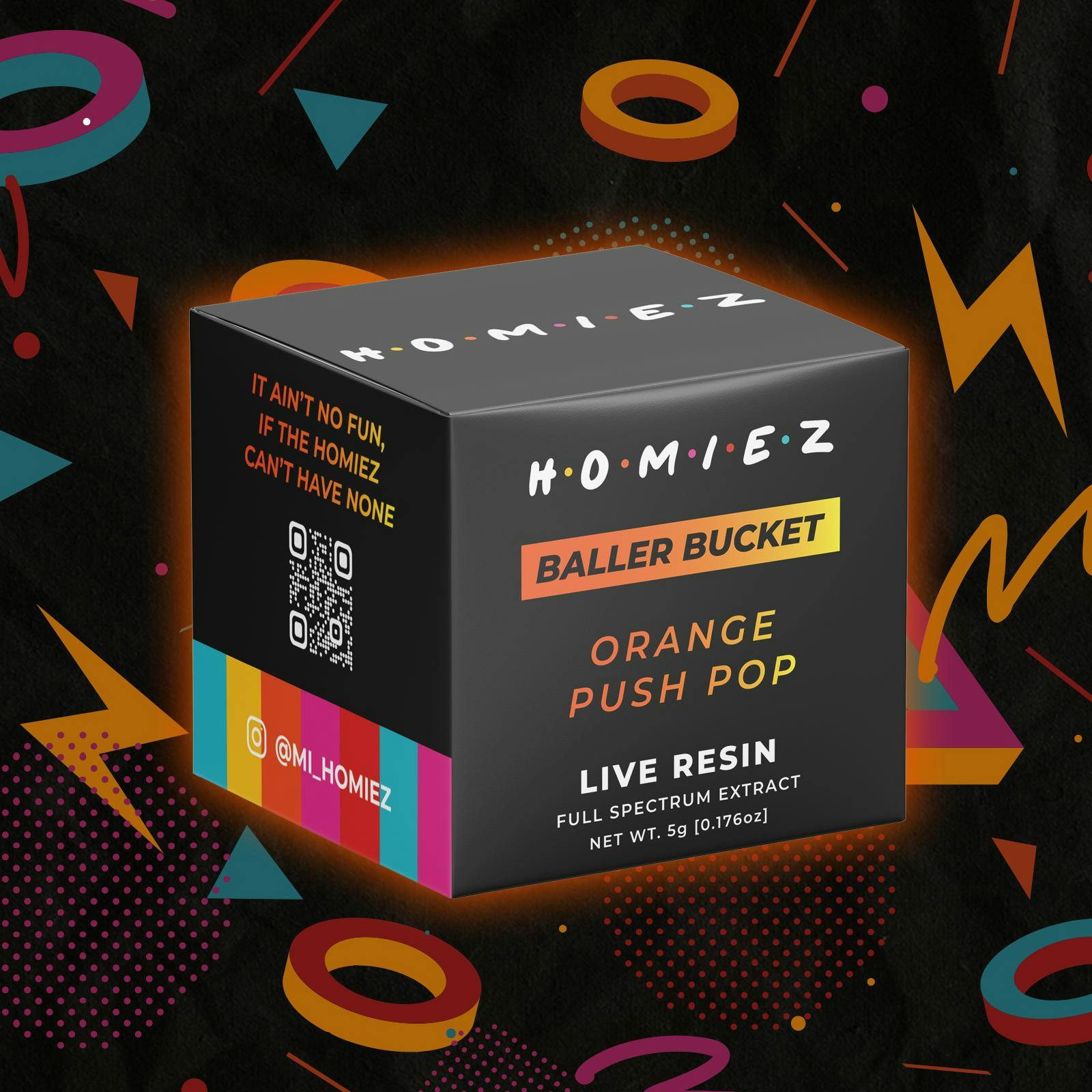 Homiez - 5g Baller Bucket - Orange Push Pop