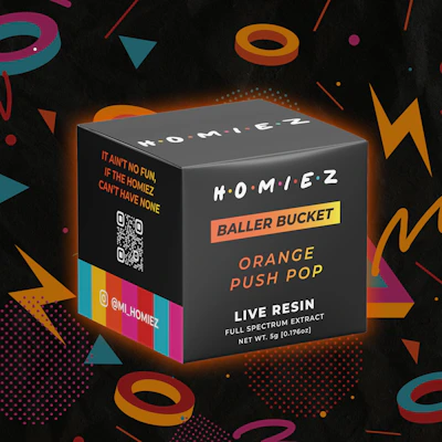 Homiez - 5g Baller Bucket - Orange Push Pop