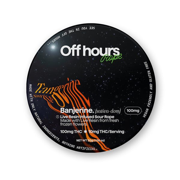 Product Off Hours - Banjerine - 100mg - Live Resin Rope