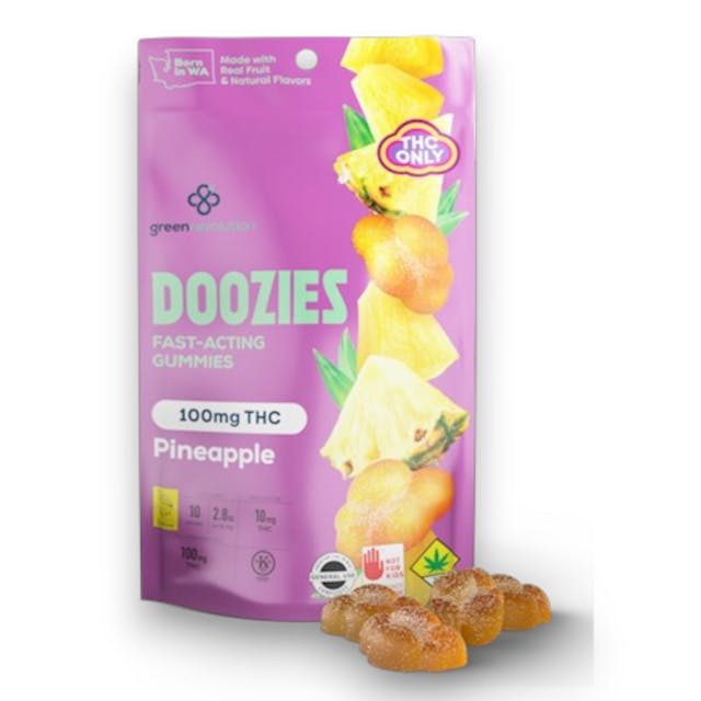 Nano Doozies - Pineapple THC FLY 10 Pack (80g) (100mg THC)