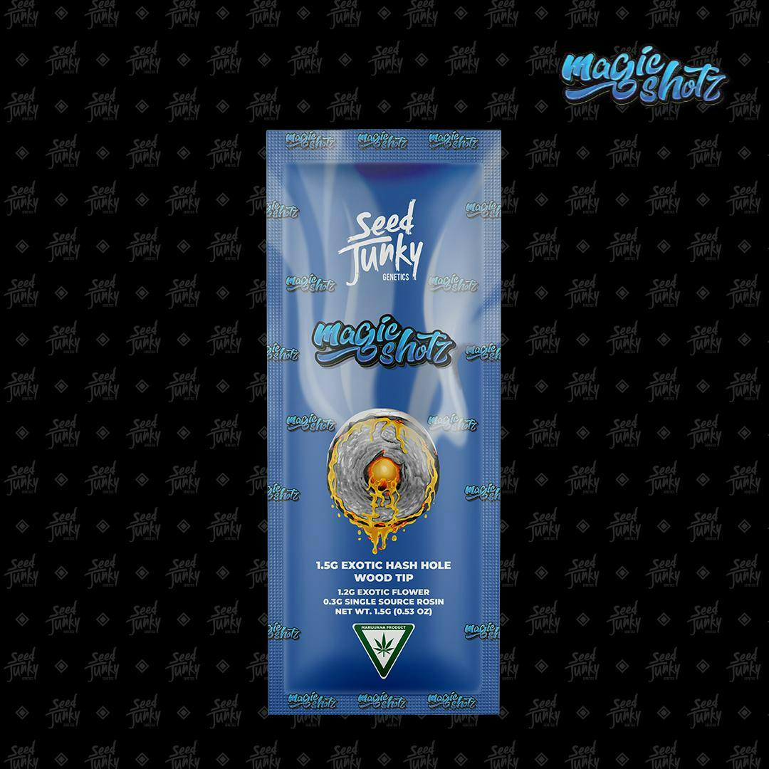 Seed Junky - Magic Shotz Hash Hole 1.5g Pre Rolls - Monroe