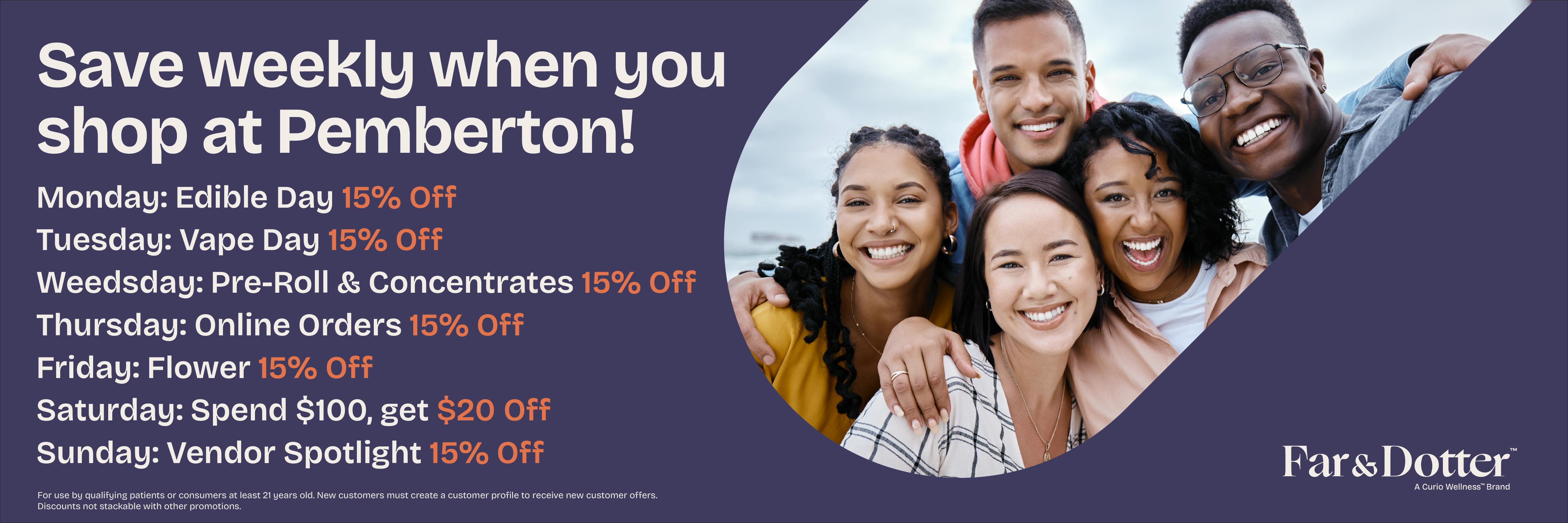 Stop in for one of our amazing daily discounts-- count on these every week!