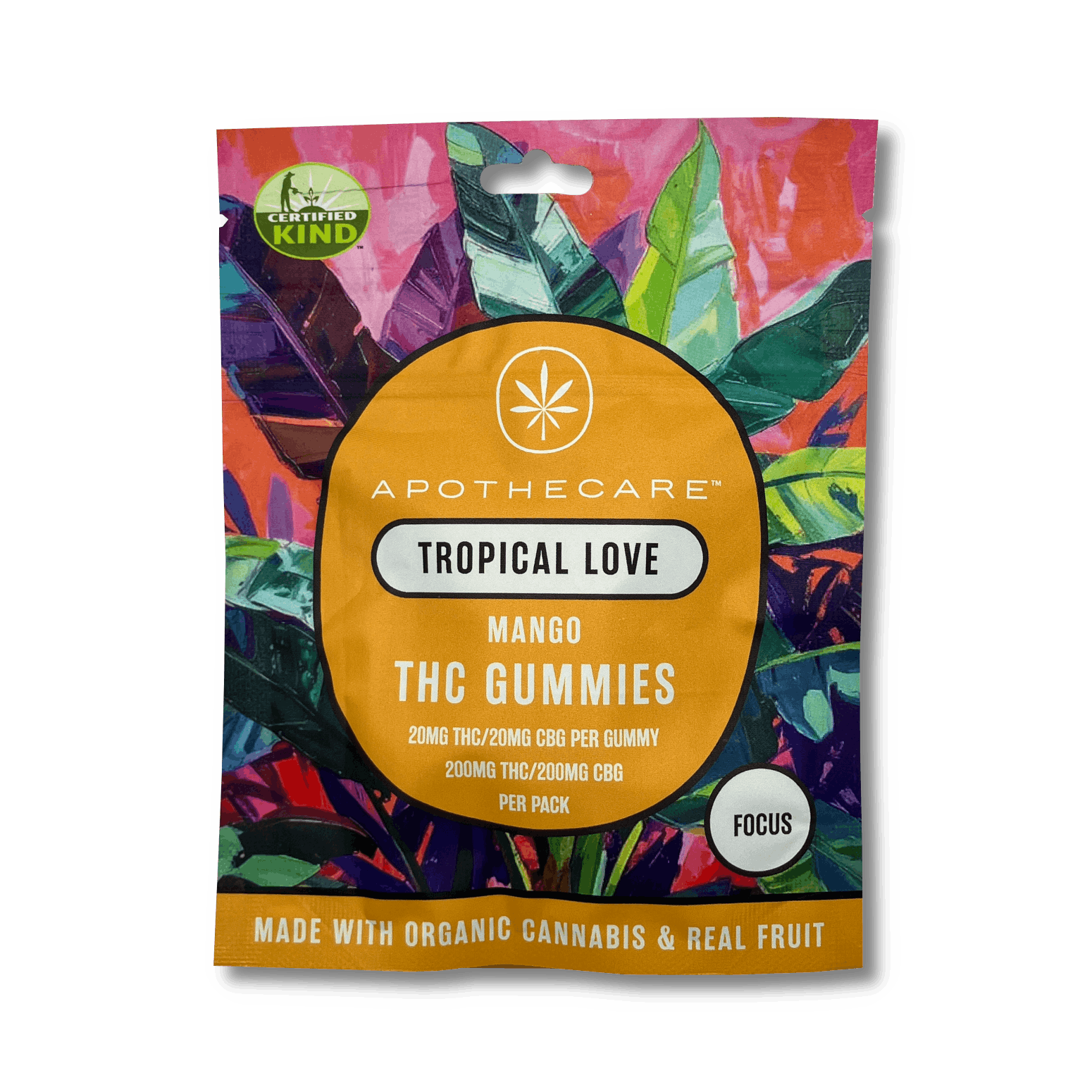 Product: Apothecare | Gummies - 200mg, 1:1, THC:CBG - Tropical Love