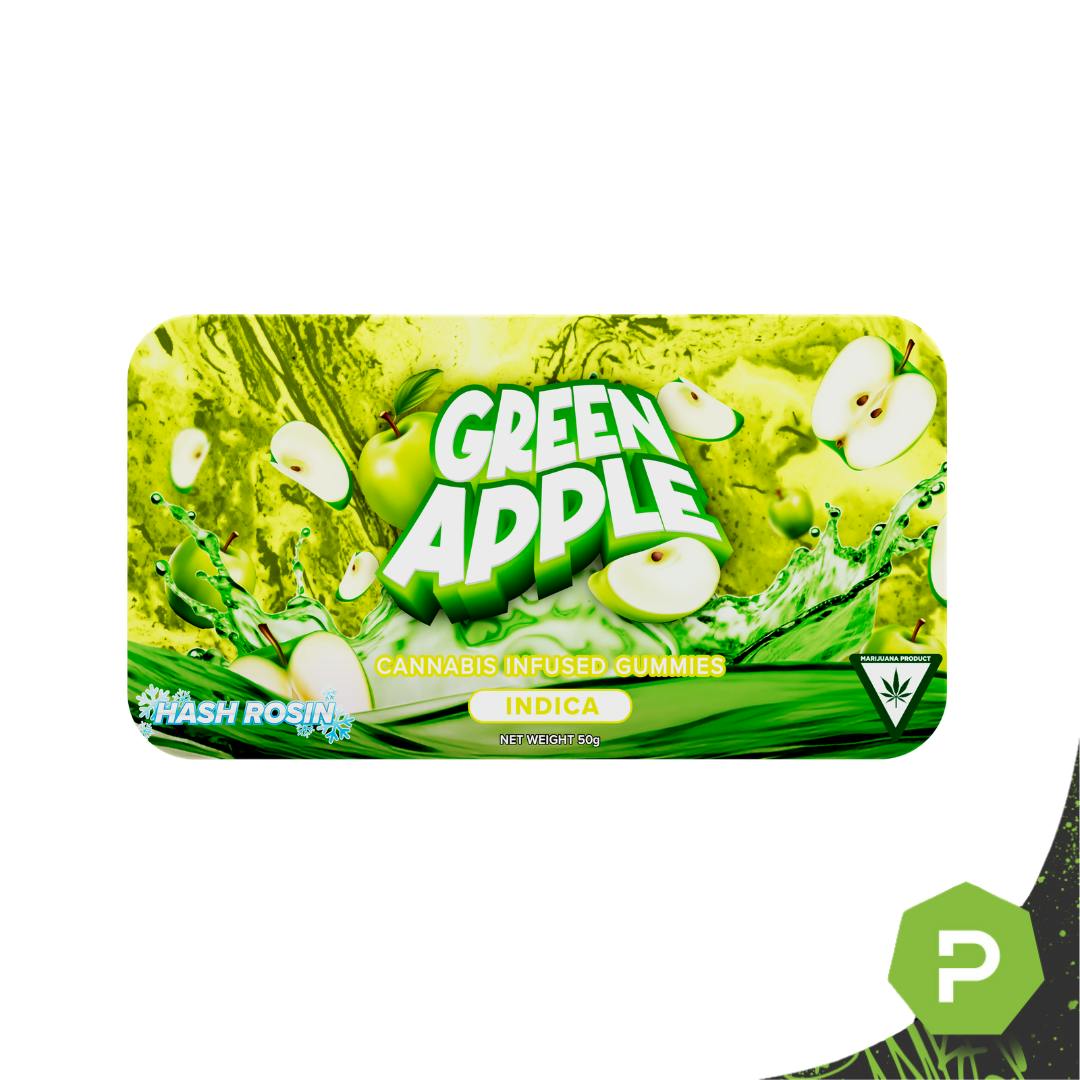 Muha Meds Muha Meds | 200mg Rosin Gummies 10pk | Green Apple