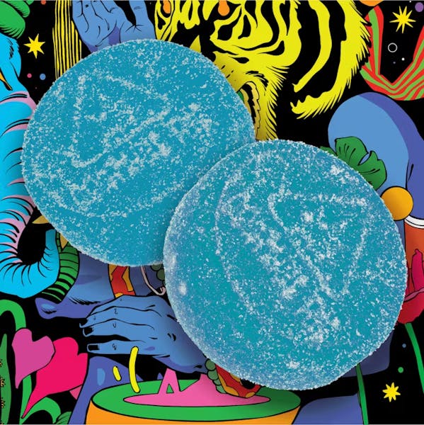 Blazing Blue Raspberry - 100mg Gummies - Sapura