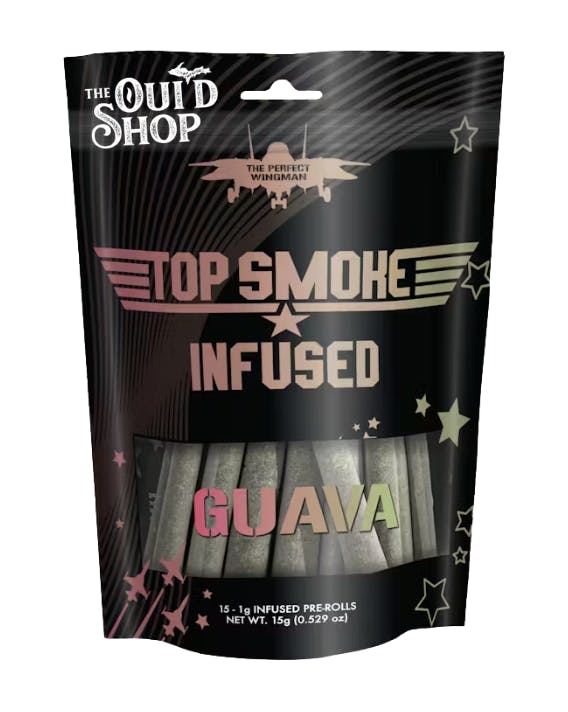 Product: Top Smoke | Infused Pre-Roll 15-Pack - 1g - Guava
