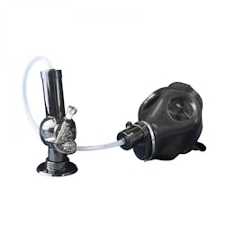 Gas Mask Skull Bong | Black