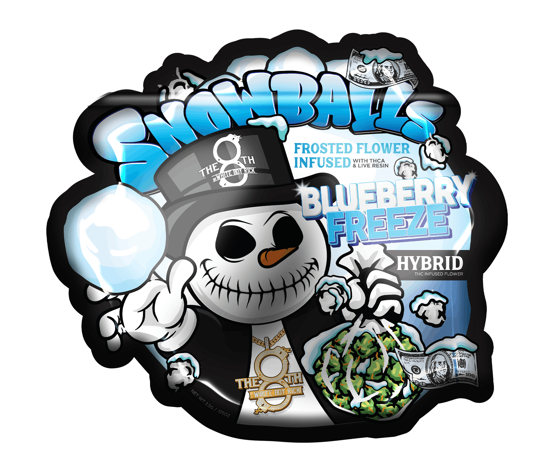 White Boy Rick | Snowballs - 3.5g - Blueberry Freeze