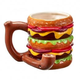 Fashioncraft | Ceramic Cheeseburger Mug Pipe