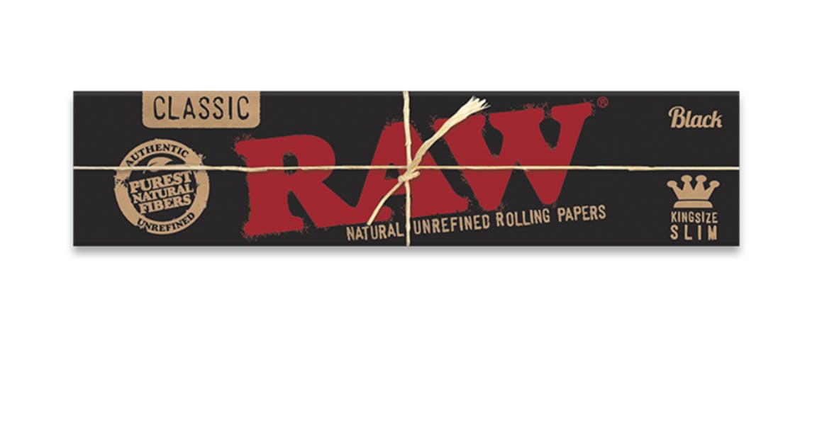 RAW | Classic Black | Rolling Papers King Size Slim Connoisseur w/Tip