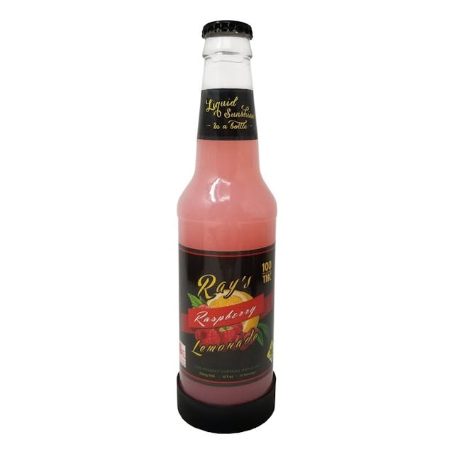 Deliciously sweet and refreshingly tart, Ray’s Raspberry Lemonade is bursting with the flavor of vine-ripened raspberries. Each Ray’s Lemonade is carefully crafted with premium ingredients to ensure an unmatched experience. Whether you choose to microdose throughout the day, or are looking for a more intense experience, Ray’s Lemonade 100mg THC promises that you’ll find liquid sunshine in a bottle.