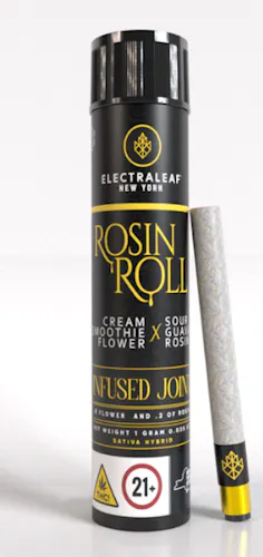 ELECTRALEAF | ROSIN ROLL | CREAM SMOOTHIE FLOWER x SOUR GUAVA ROSIN | INFUSED PRE-ROLL | 1.35G-active