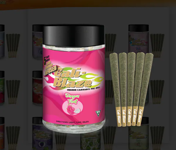 Dragon Fruit | 3.5g | .7g x 5pk | Diamond Infused | Cali-Blaze