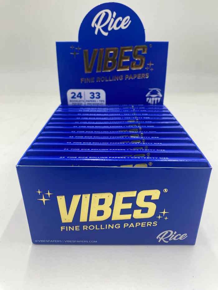 VIBES King Size Rice Booklet with Tips