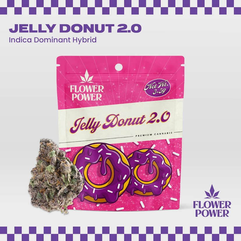 Flower Power Prepackaged Flower | Jelly Donut
