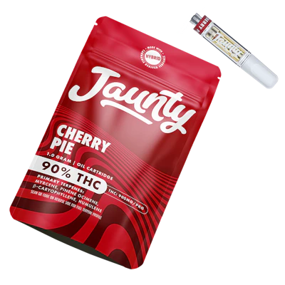 Jaunty - 1g Cart - Cherry Pie - CARTRIDGES by Jaunty at King of Budz