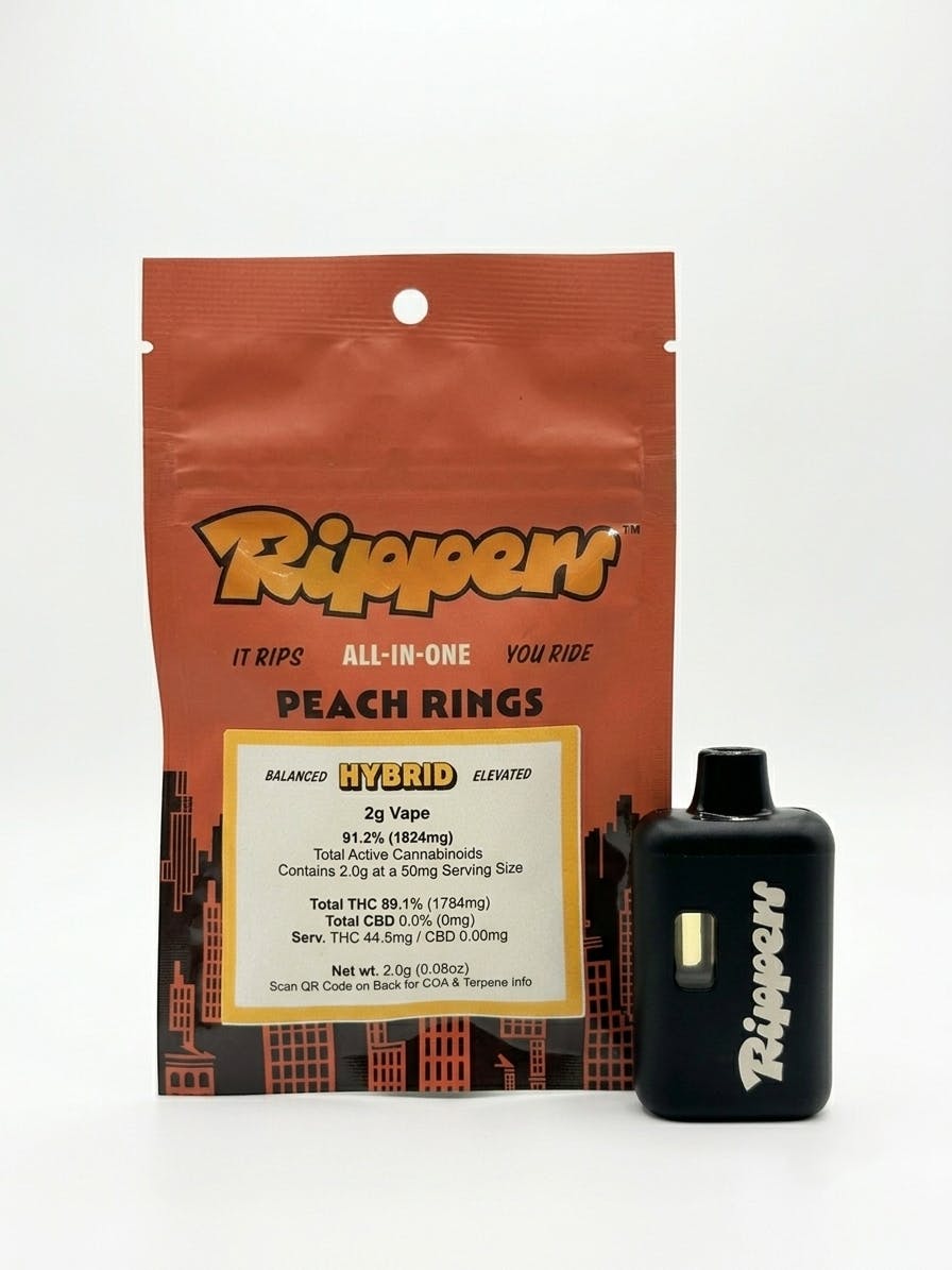 Rippers | Peach Rings | AIO | 2g