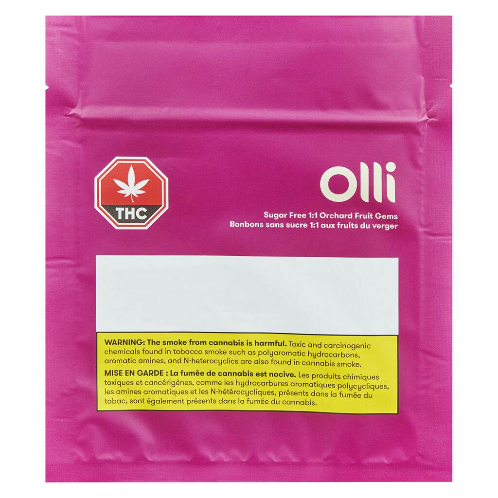 Olli - sugar free 1:1 orchard fruit gems - 4 pack