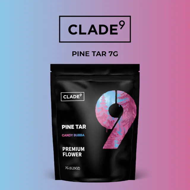 Clade9 Flower Pine Tar 7g (indica hybrid, whole flower)